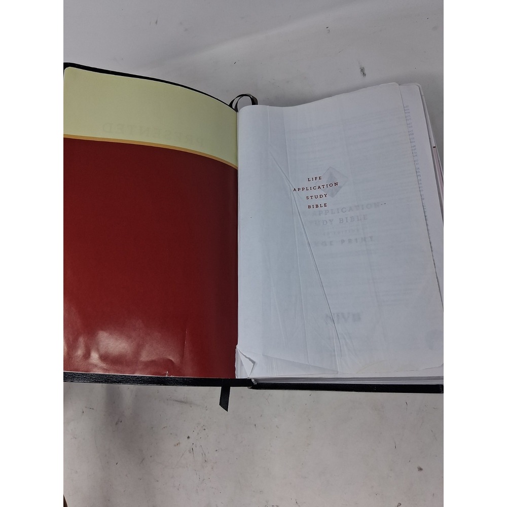 NIV Life Application Study Bible, 3rd Edition, Bonded Leather Black,  Large Txt - Picture 8 of 14